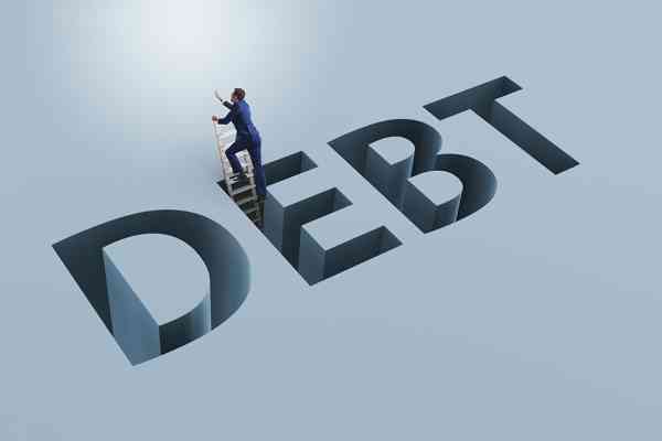 © Elnur - stock.adobe.com Schriftzug DEBT